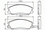 Set placute frana,frana disc SSANGYONG ACTYON SPORTS II (2012 - 2016) BOSCH 0 986 424 729