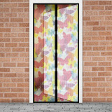 Perdele de plasă de ț&acirc;nțari pentru uși -magnetice- 100 x 210 cm - culoare fluture