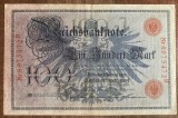 B11 20 - Bancnota foarte veche - Germania - 100 marci - 1908 - serie rosie