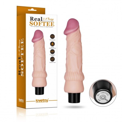 Vibrator REAL SOFTEE 20 cm foto