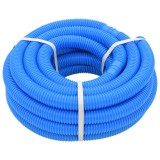 Furtun Piscina vidaXL, 38mm, 12m, Albastru, LDPE, Rezistent UV, Divizibil