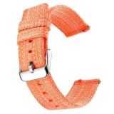 Curea textila, compatibila Samsung Galaxy Watch 5, Galaxy Watch 4, VD Very Dream&reg;, telescoape QR, Merigold Orange