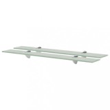 vidaXL Rafturi suspendate, 2 buc., 70 x 10 cm, sticlă, 8 mm