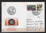 ELVETIA 1990 - LOCOMOTIVE. POSTAS CALARE. PLIC CIRCULAT, Y28