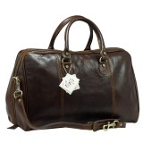 Geanta Voiaj Piele Naturala Maro, Bagaj Mana Avion - 44x25x27cm, Curea Ajustabila, Fabricata Italia