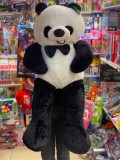 Ursulet panda catifelat cu papion 1.10m vali24