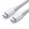 Cablu Date si Incarcare USB-C - USB-C UGREEN US300, 100W, 1m, Alb