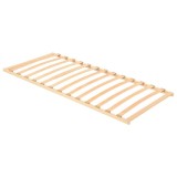 vidaXL Bază cu lamele Maro 90 x 190 cm Lemn de fag masiv 42015278