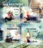 Cumpara ieftin MOZAMBIC 2013 - Nave cu panze [3] / set complet colita + bloc MNH, Nestampilat