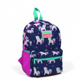 Cumpara ieftin Ghiozdan cu 2 compartimente, Coral High, model unicorni