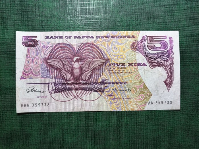 PAPUA 5 KINA 1981