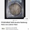 Medalion vintage argint cu taler Paris Graf von Lodron 1634