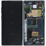 Samsung Galaxy Note 10 (SM-N970F) Unitate de afișare completă aura neagră GH82-20817A GH82-20818A