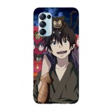 Husa compatibila cu Oppo A54 5G model Rin and Kuro Blue Exorcist, Silicon, TPU, Viceversa, Transparent, Carcasa