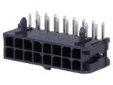 Soclu cablu-placă Micro-Fit 3.0 16 pini 8,5A