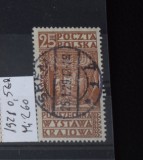 TS23 - Timbre serie Polonia - 1928 Mi260, Stampilat