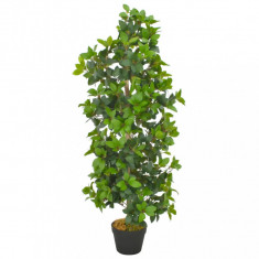 Plantă Artificială Dafin Cu Ghiveci Verde 120 cm 280180