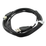 Cablu USB A mufa, USB B mufa, USB 2.0, lungime 3m, negru, ASSMANN, AK-300102-030-S, T145480