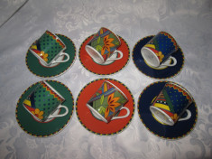 SET CAFEA - SET CESTI CU FARFURII PORTELAN HEINRICH WINTERLING BAVARIA foto