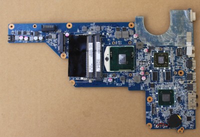 Placă HP G6 G7 G4 650199-001 DA0R13MB6E0 DA0R13MB6E1 Intel + ATI HD 6470M foto