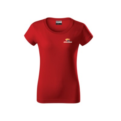 Tricou dama inscriptionat SHR Motors rosu foto