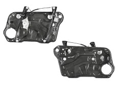 Macara geam Volkswagen Bora 1998-2005, VW Golf 4 cu 5 usi (08.1997-09.2003), Fata Stanga cu panou, electrica
