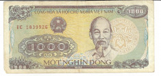 Bancnota 1000 dong 1988 - Vietnam foto