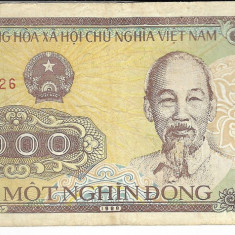 Bancnota 1000 dong 1988 - Vietnam