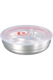 Cutie pentru pr&acirc;nz, cutie pentru pr&acirc;nz cu compartimente, cutii reutilizabile tip bento cu 3 compartimente, potrivite pentru școală, muncă și călătorii