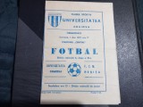 Program U Craiova - FCM Resita