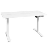 Vinsetto Birou Electric de &Icirc;nălțare și Cobor&acirc;re, 140 cm x 70 cm x 116 cm, Alb | Aosom Romania