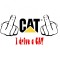 Sticker My World Is CAT