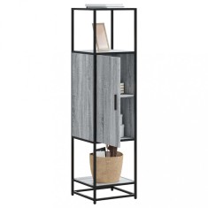 Gossi dulap nalt gri sonoma 35,5x35x139 cm lemn prelucrat
