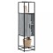 Gossi dulap nalt gri sonoma 35,5x35x139 cm lemn prelucrat