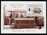 RO 2009 LP 1843 &quot;Tramvaie electrice - Berlin 1881&quot; , colita 450 , MNH