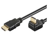 Cablu HDMI 1.4 5m Negru 270&deg;, Goobay