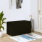 Pantofar de perete, negru, 70x35x38 cm, lemn prelucrat