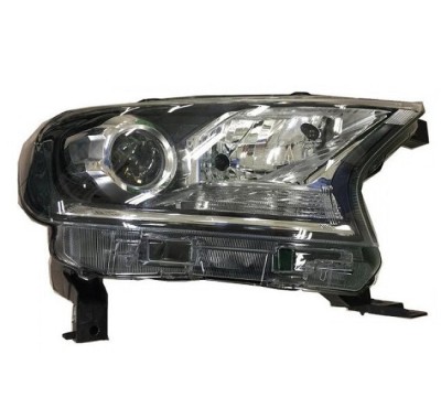 Far Ford Ranger, 05.2016-, partea Dreapta, cu lentile; cu lumina de zi; H11+H15+PY21W+W5W; electric; fara motor, DEPO foto