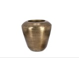 Vaza flori aluminiu auriu Nadu &Oslash;50x50h