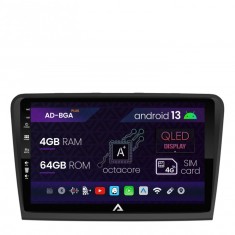 Navigatie Skoda Superb 2 (2008-2015), Android 13, A-Octacore 4GB RAM + 64GB ROM, 10.1 Inch - AD-BGA10004+AD-BGRKIT043