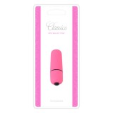 Vibrator Mini Bullet Roz, Catifelat, Stimulare Clitoris, Sfarcuri, Vagin, 5.5cm, Baterii Incluse, Waterproof