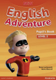 New English Adventure Level 2, Pupil&#039;s Book + DVD - Paperback brosat - Tessa Lochowski, Cristiana Bruni - Pearson