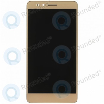 Huawei Honor 5X (KIW-L21) Capac frontal modul display + LCD + digitizer auriu foto