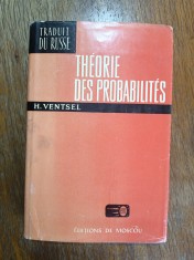 Theorie des Probabilites - H. Ventsel / R4P3S foto