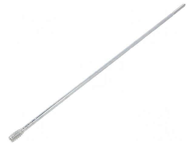 Șurub Lemn 6x400 Fără Cap HEX 4mm Oțel Zincat