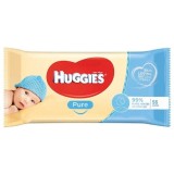 Servetele umede Huggies Pure 56 buc