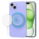 Husa silicon iPhone 15 Plus Techsuit SoftFlex MagSafe, violet