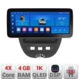 Navigatie Citroen C1 Peugeot 107 Toyota Aygo 2005-2014 Edotec 4+64 12.3 inch Incell 1K android Wifi 5Ghz gps internet KIT-C1 v2 CarStore Technology