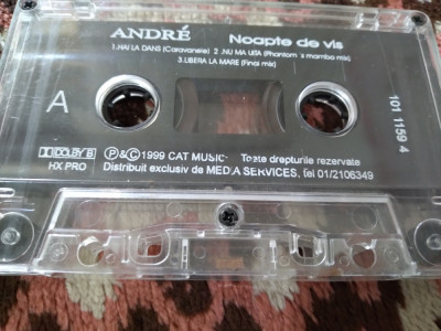 CASETA AUDIO ANDRE-NOAPTE DE VIS ORIGINALA FARA CARCASA foto