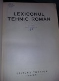 CARTE TEHNICA VECHE 1955,R.P.R.,LEXICONUL TEHNIC ROMAN,,Vol.VI,T.GRATUIT